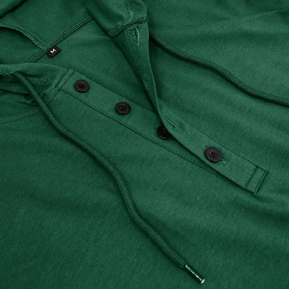 BreezeFit Hooded Henley Tee