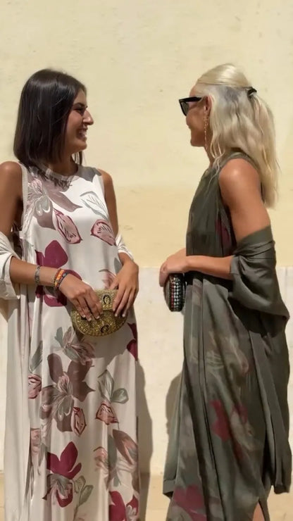 Boho Elegance Two-Piece Dress Set