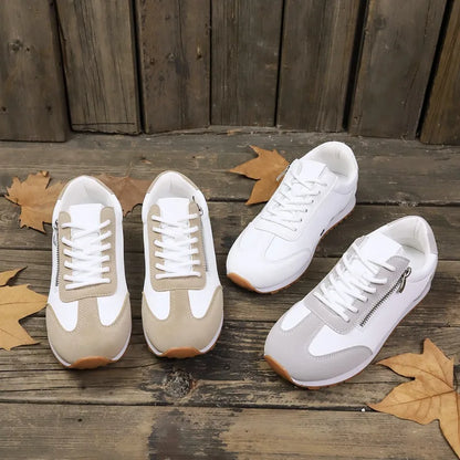 Comfort Lace Up Flat Women's Sneakers