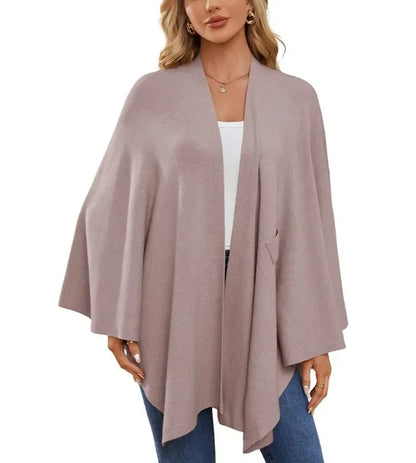 Soft V-Neck Shawl Wrap