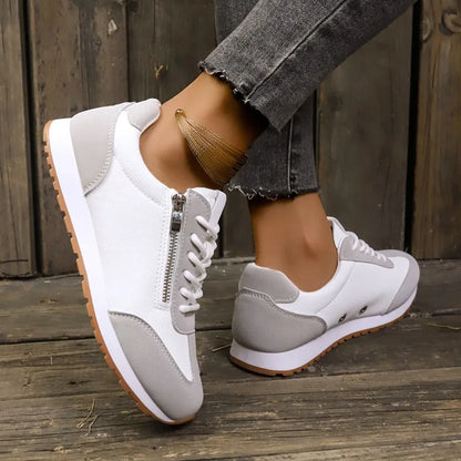 Comfort Lace Up Flat Women's Sneakers