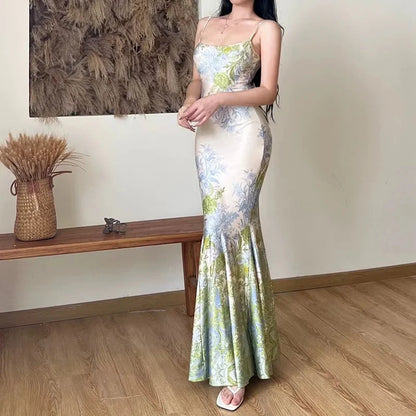 Elegant Satin One-Shoulder Gown