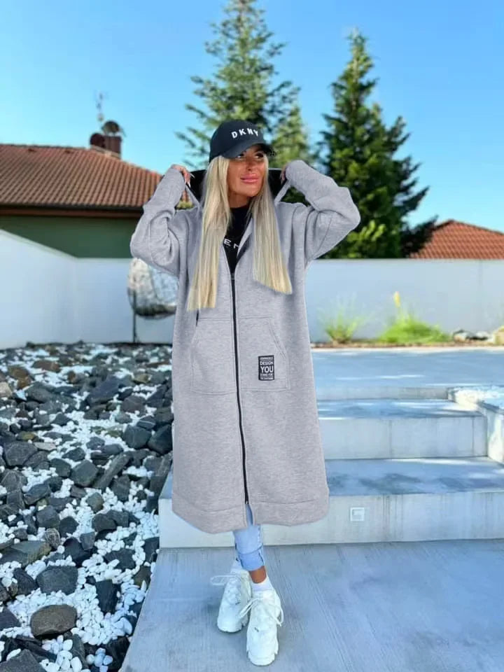 Women’s Casual Hooded Fleece Jacket