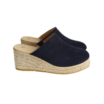 Sky Lift Steps Closed Toe Wedge Espadrilles