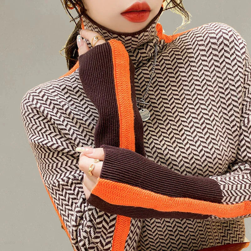 Elegant Slim Fit Turtleneck Sweater