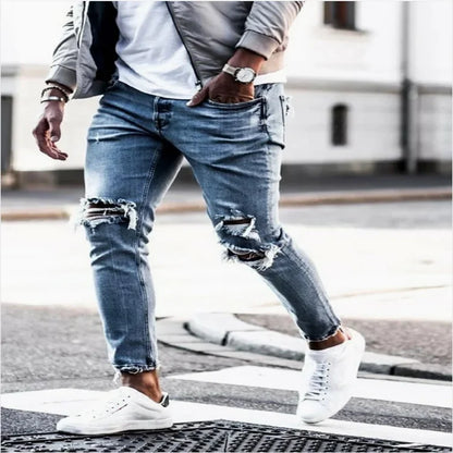 Y2K Punk Biker Jeans