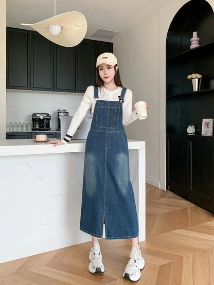 Backless Slim Denim Dress for Women