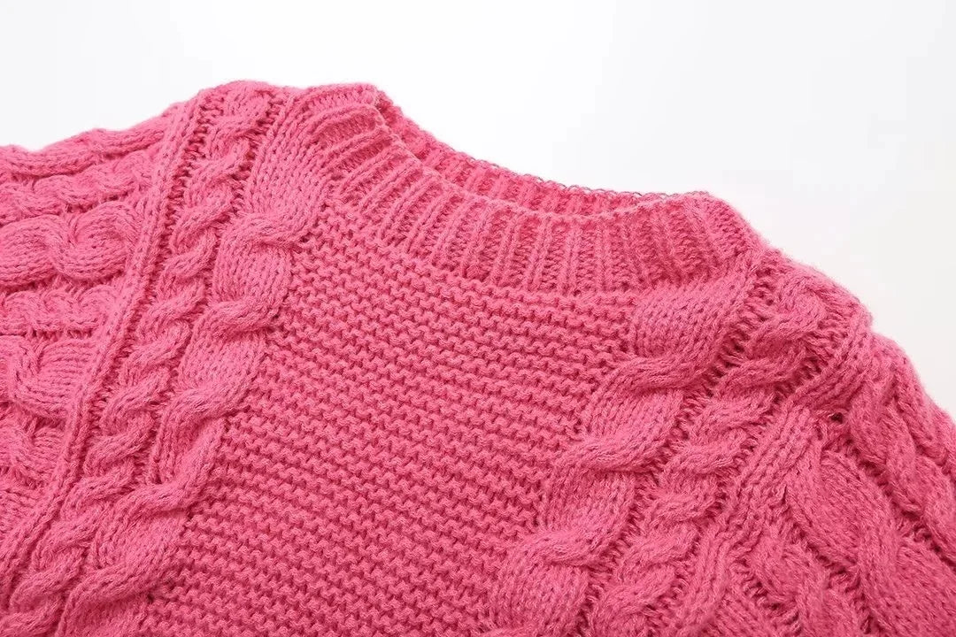 Twist Loom Chunky Knit Pullover Sweater