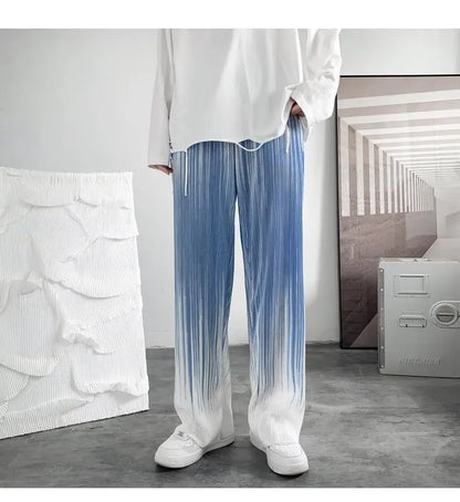 Silken Flow Harajuku Wide Leg Pants
