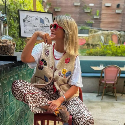 Cozy Charm Sleeveless Plush Vest