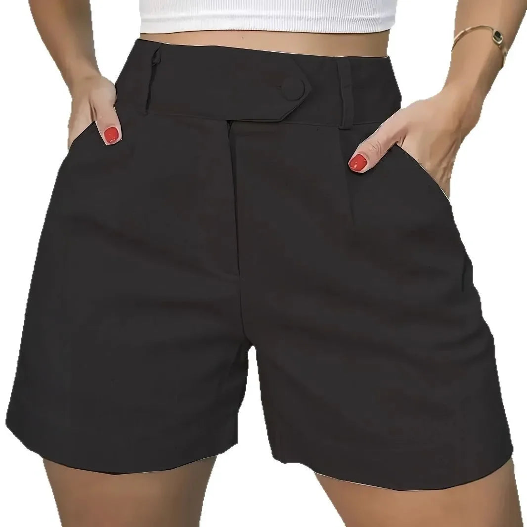 Breeze Line High Waist Wide Shorts
