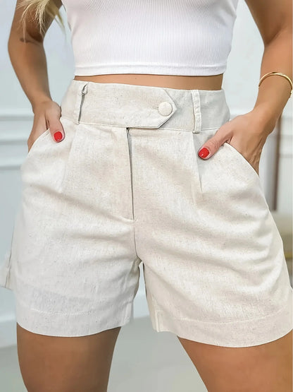 Breeze Line High Waist Wide Shorts