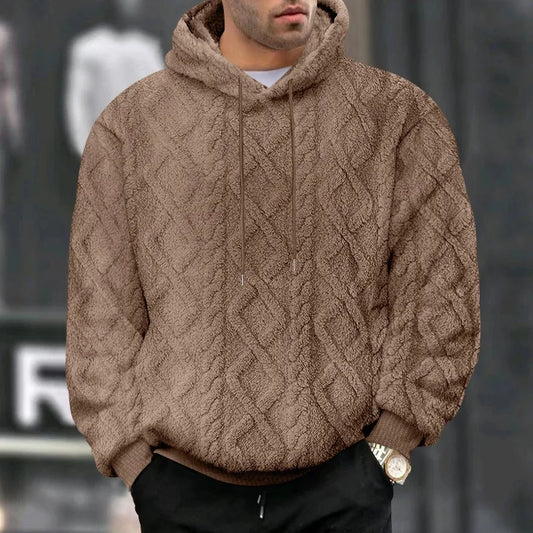 Shadow Weave Luxe Dual Velvet Hoodie