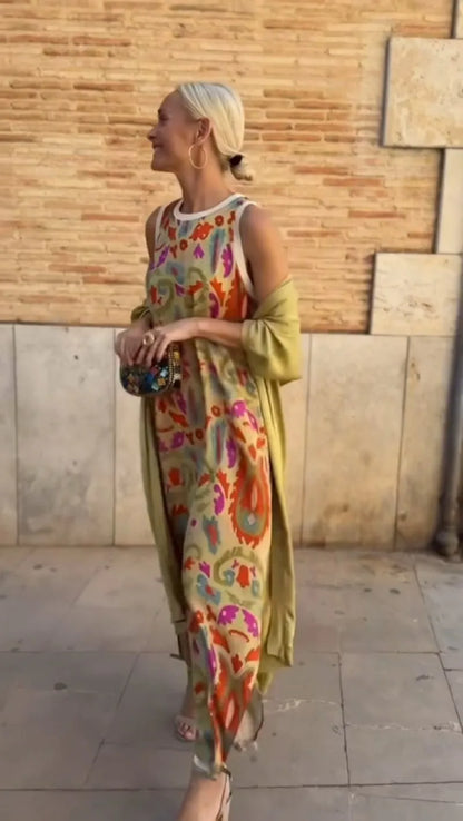 Boho Elegance Two-Piece Dress Set