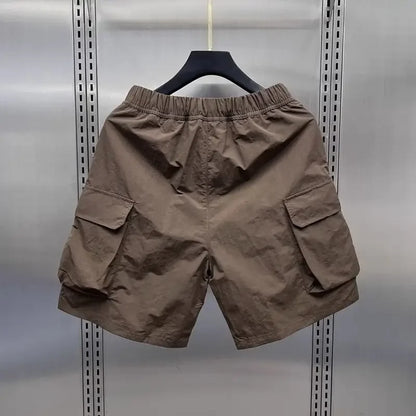 Retro Loose Fit Multi Pocket Shorts