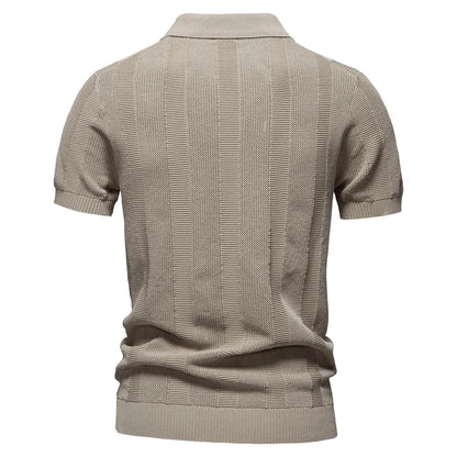StratoMesh Solid & Stripe Knit Top