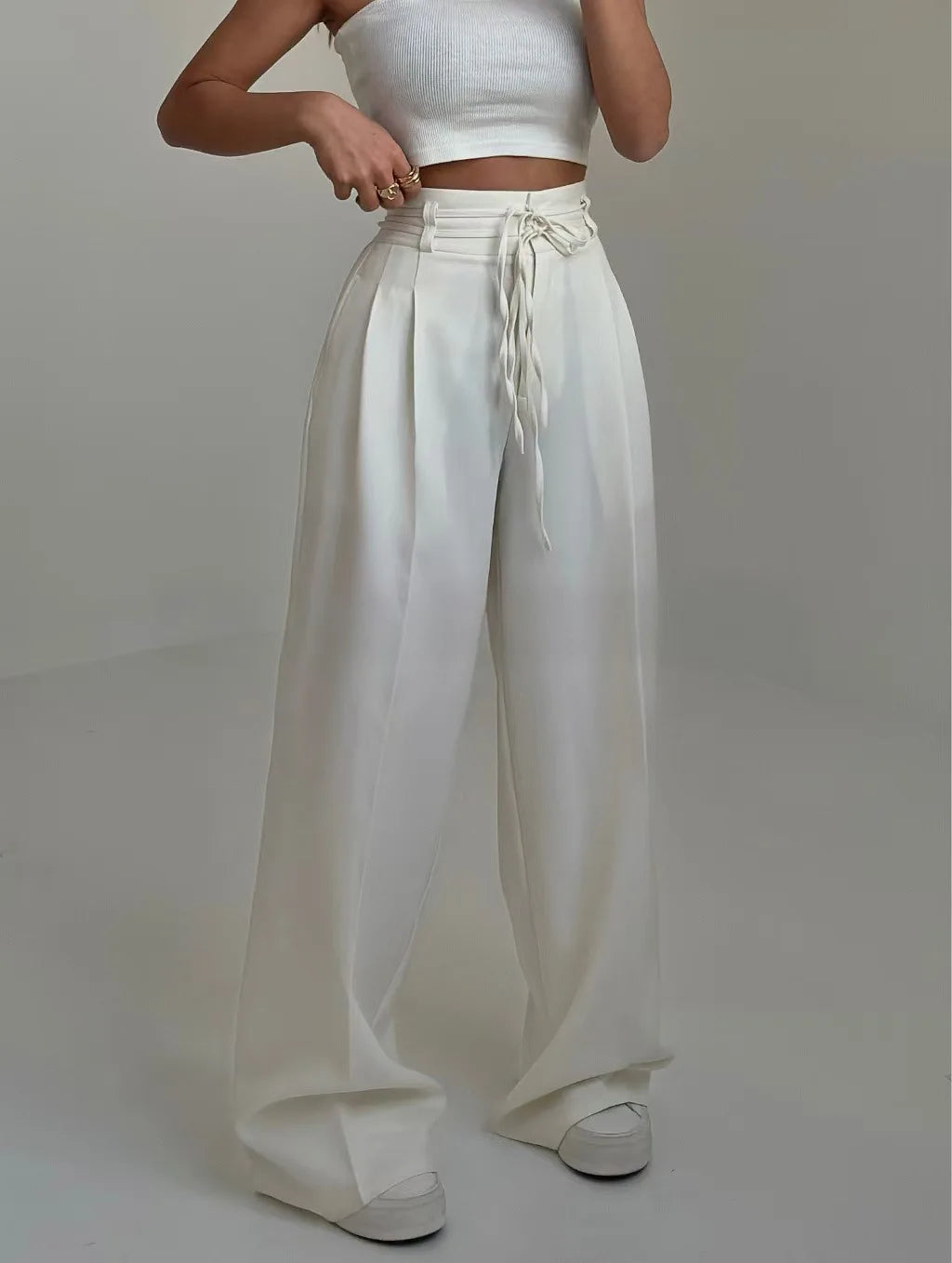 Y2K Chic High-Waist Trousers