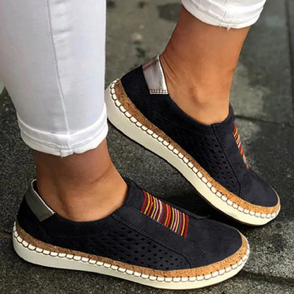 Breathable Mesh Hollow Flat Shoes