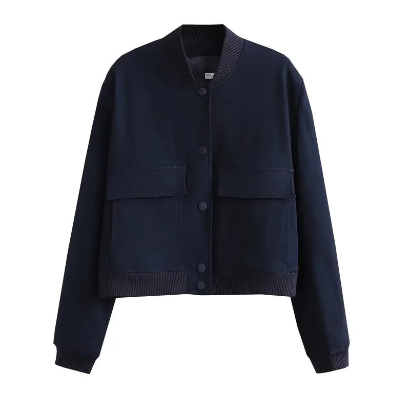 Urban Bloom Pocket Bomber Jacket