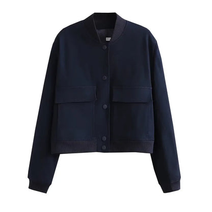 Urban Bloom Pocket Bomber Jacket