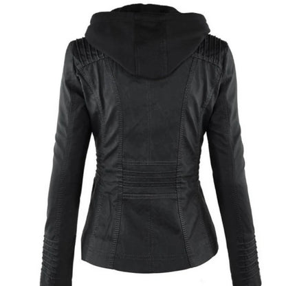 Luxe Rider Faux Leather Moto Jacket