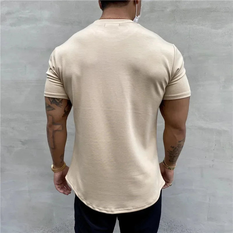 Slim Fit Cotton Gym T-Shirt