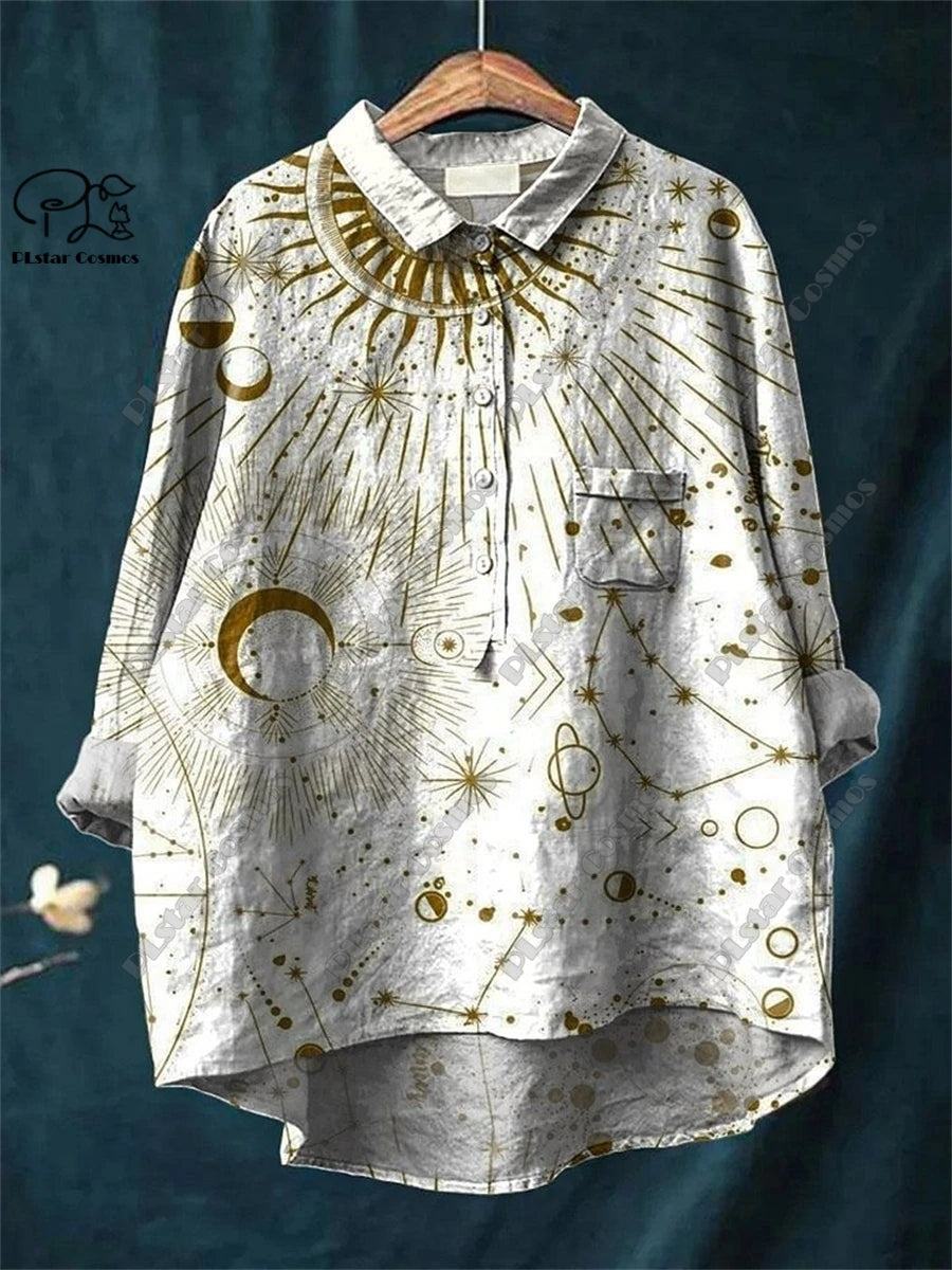 Retro Bloom 3D Floral Tube Shirt