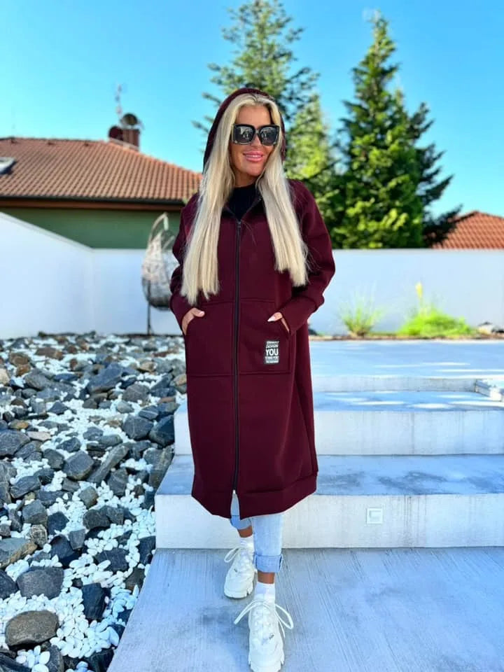 Women’s Casual Hooded Fleece Jacket