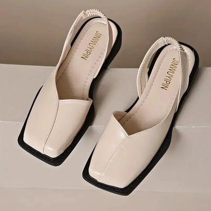 Elegance Ease Square Toe Sandals