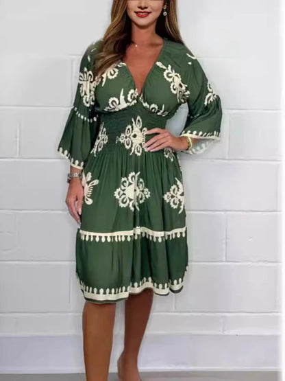 Floral Flare Boho Tunic