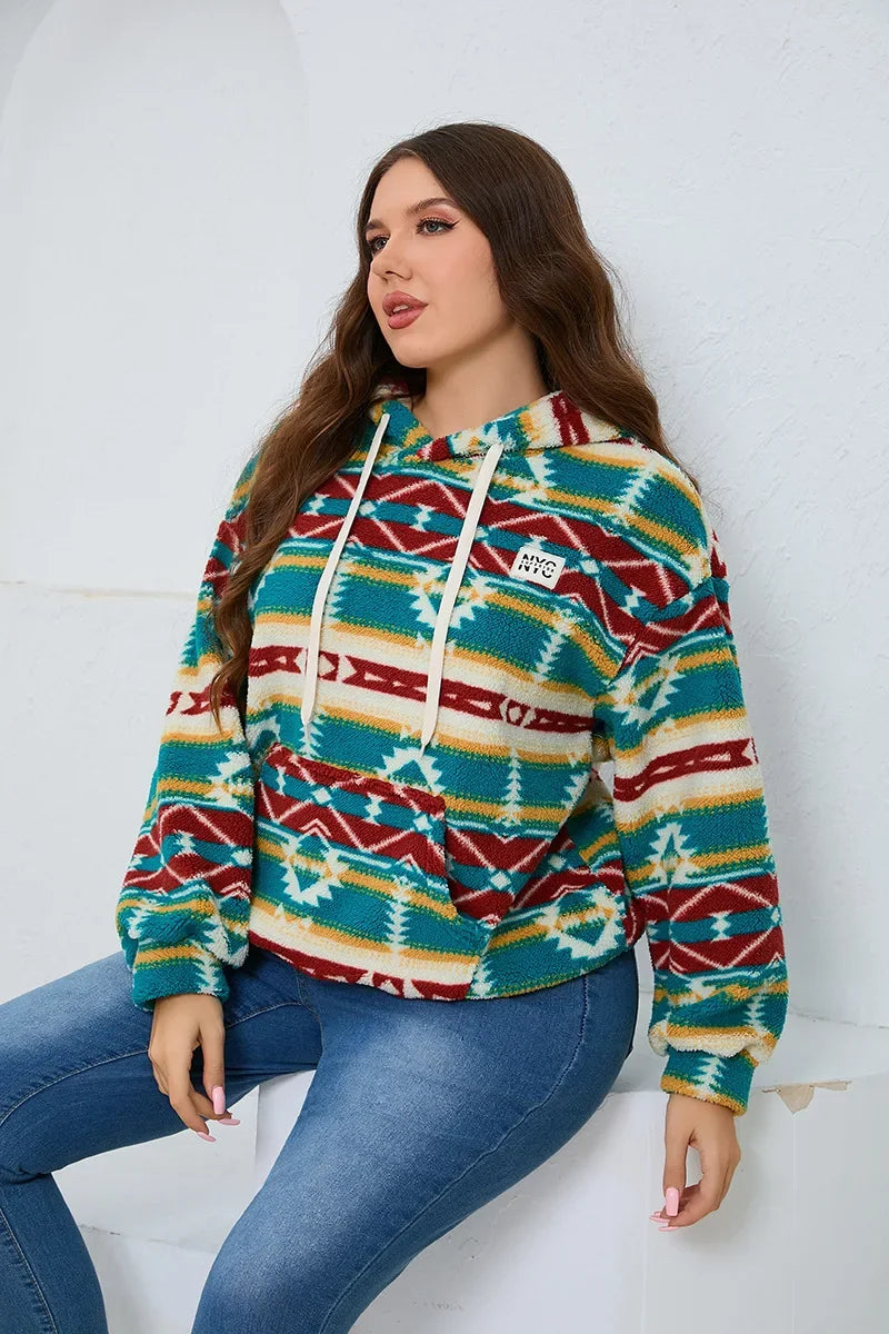 Cozy Hood Oversized Fluffy Hoodie