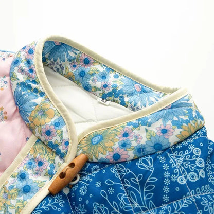 Blossom Muse Patchwork Cotton Jacket