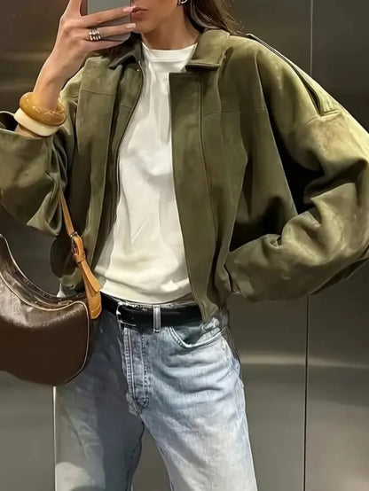 Trendy Military Short Jacket