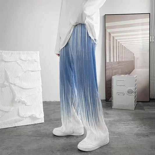 Silken Flow Harajuku Wide Leg Pants