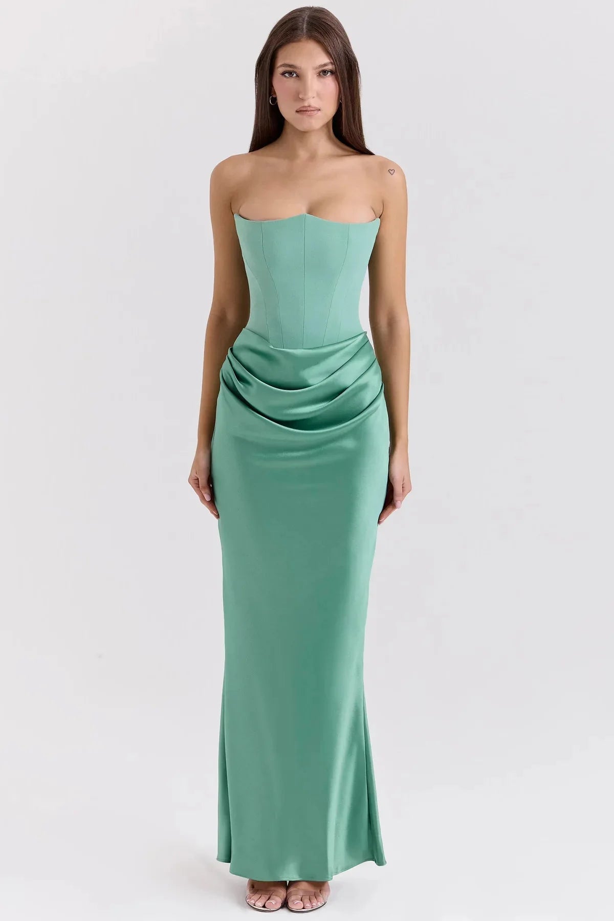 Glam Backless Evening Dress