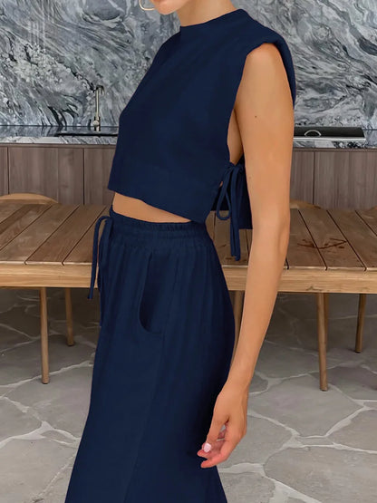Chic Harmony Wide-Leg Pant Set