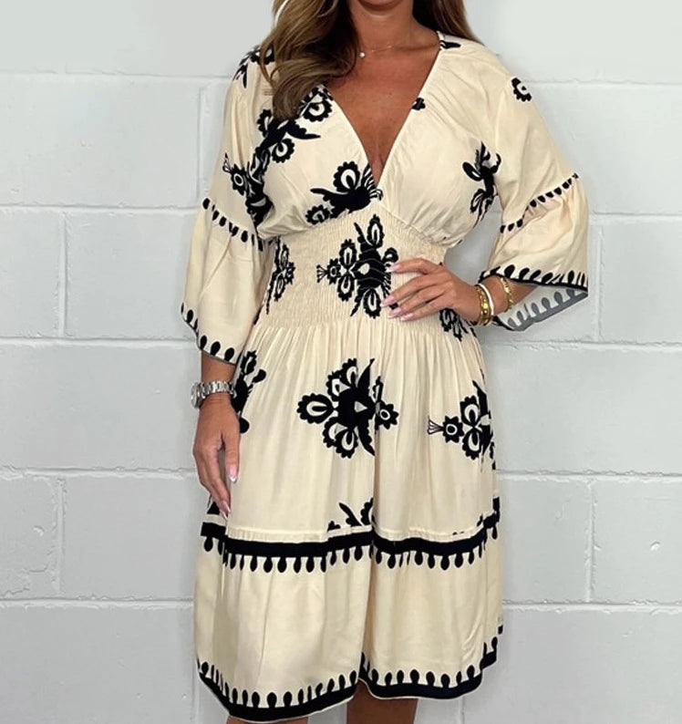 Floral Flare Boho Tunic