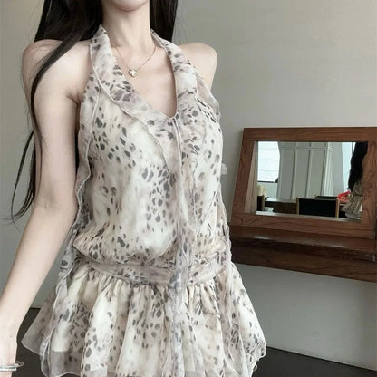 Parisian Muse Leopard Print Blouse
