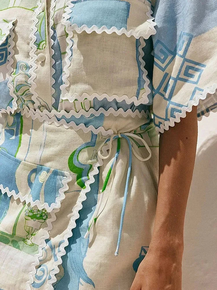 Tide Bloom Irregular Beach Set