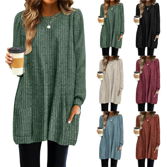 Puff Sleeve Stripe Pullover Blouse