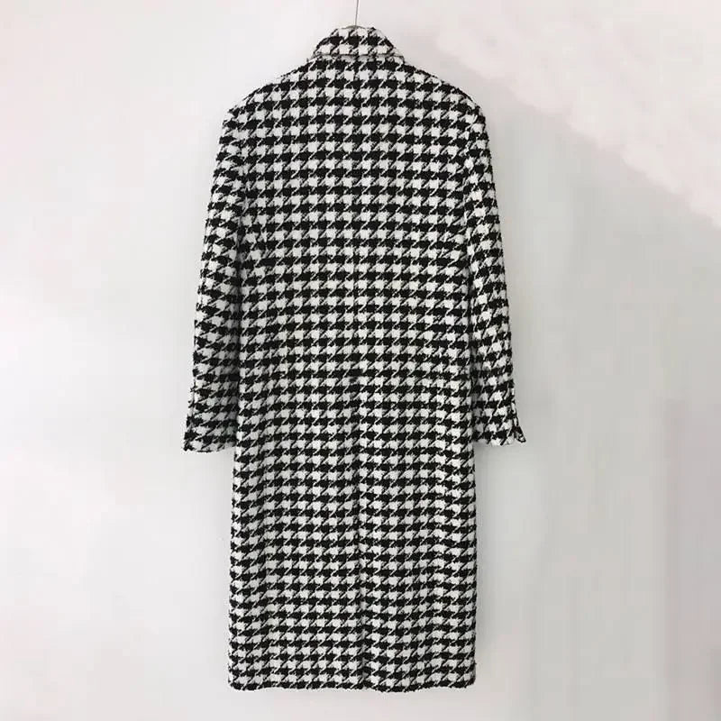 Heritage Check Woolen Overcoat