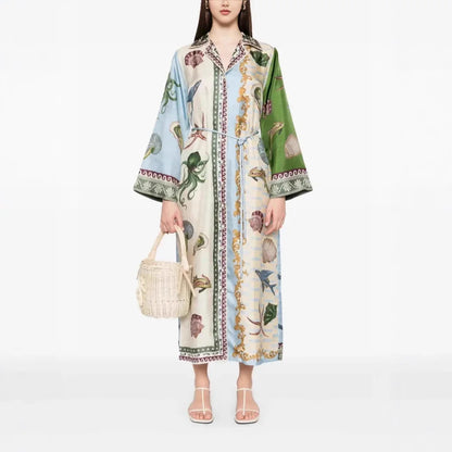 Luxe Ease Linen Cardigan Dress