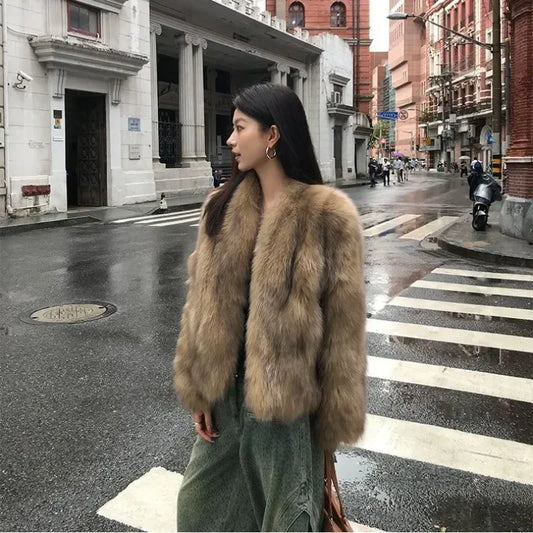 Women’s Short Fur Jacket
