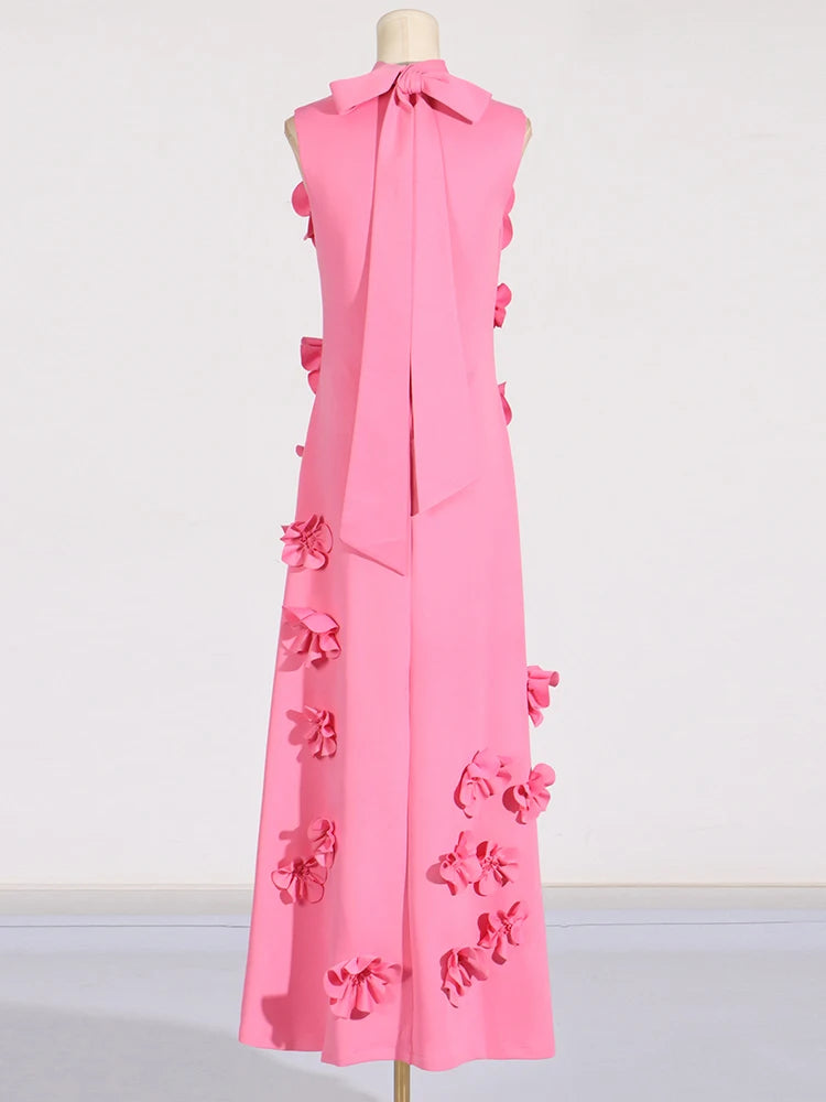 Lace Luxe Patchwork High Waist Dress