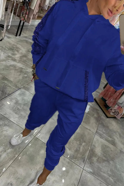 GlimmerFit Sequin Pocket 2-Piece Set