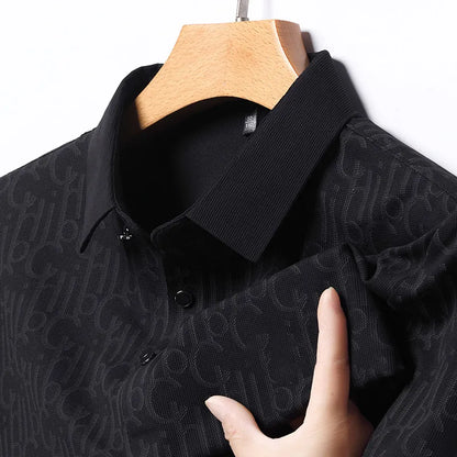 Printed Business Casual Polo
