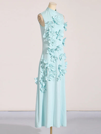 Lace Luxe Patchwork High Waist Dress