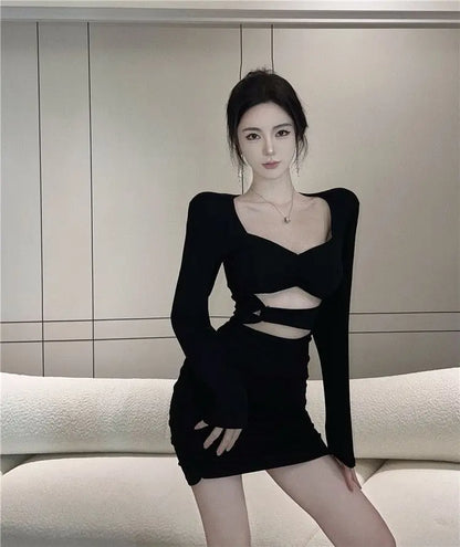 Moonlit Elegance Hollow Gown