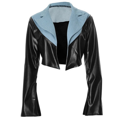 Edge Muse Patchwork Cropped Jacket