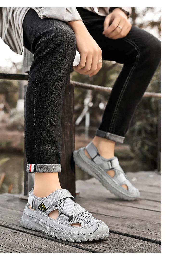 TerraWalk Genuine Leather Men’s Sandals